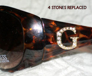 Example of Completed Crystal Replacement Work at EyeglassesDepot.com