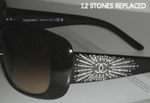 Example of Completed Crystal Replacement Work at EyeglassesDepot.com