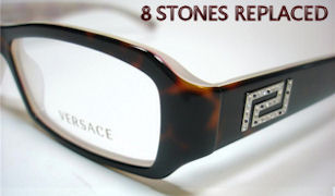 Example of Crystal Replacement Work at EyeglassesDepot.com