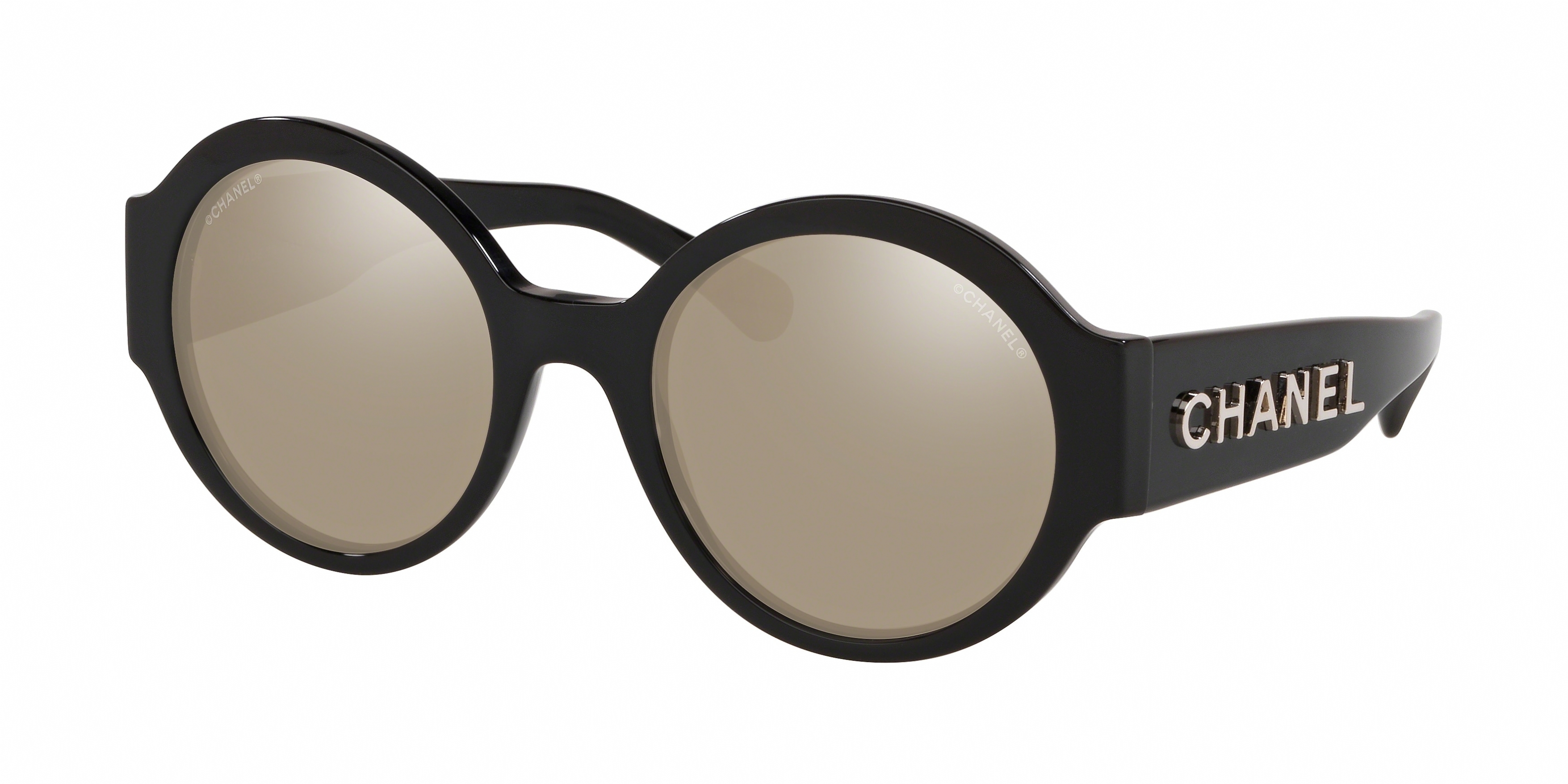 chanel round sunglasses women